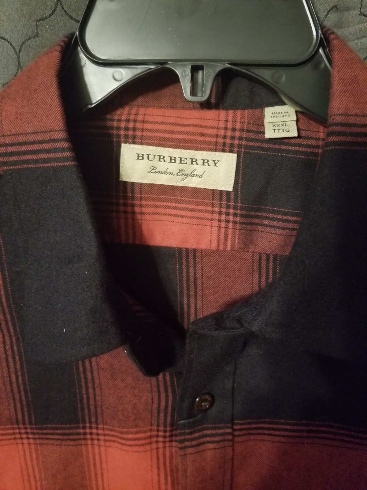 Burberry Plaid shirt eBay
