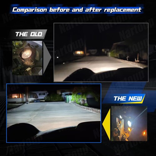 7" inch Round LED Headlights Hi/Low Beam Sealed SET 2 For Chevy Truck Camaro C10 - Foto 14 di 18