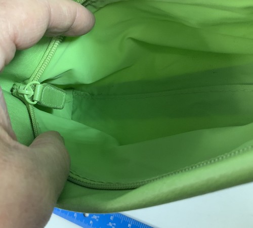 Estée Lauder Light Green Make Up Cosmetics Bag Zipper GnuFashion - Picture 8 of 12