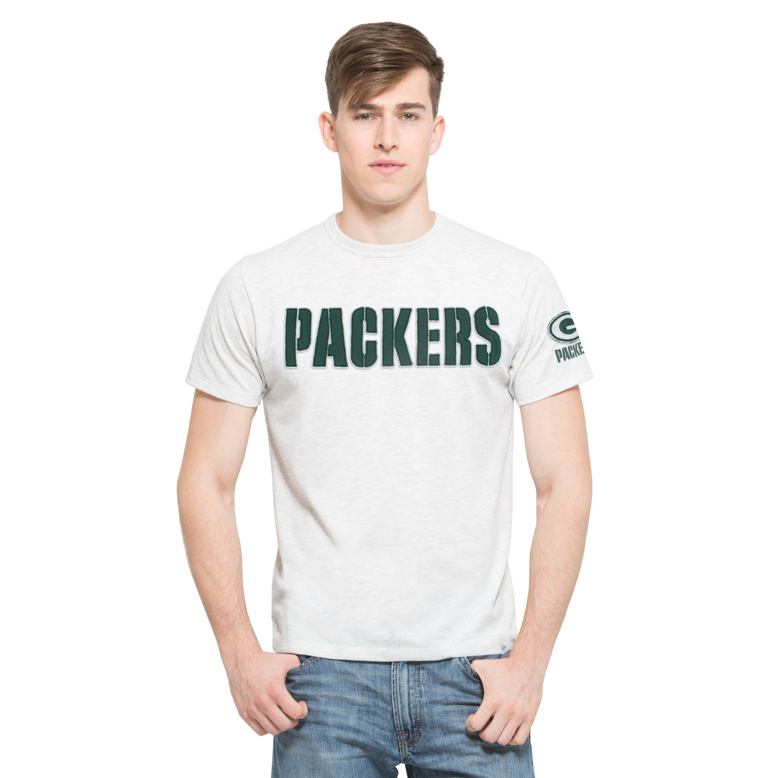 Мужская футболка из шлакоблока Green Bay Packers Crossover Fieldhouse 6390₽