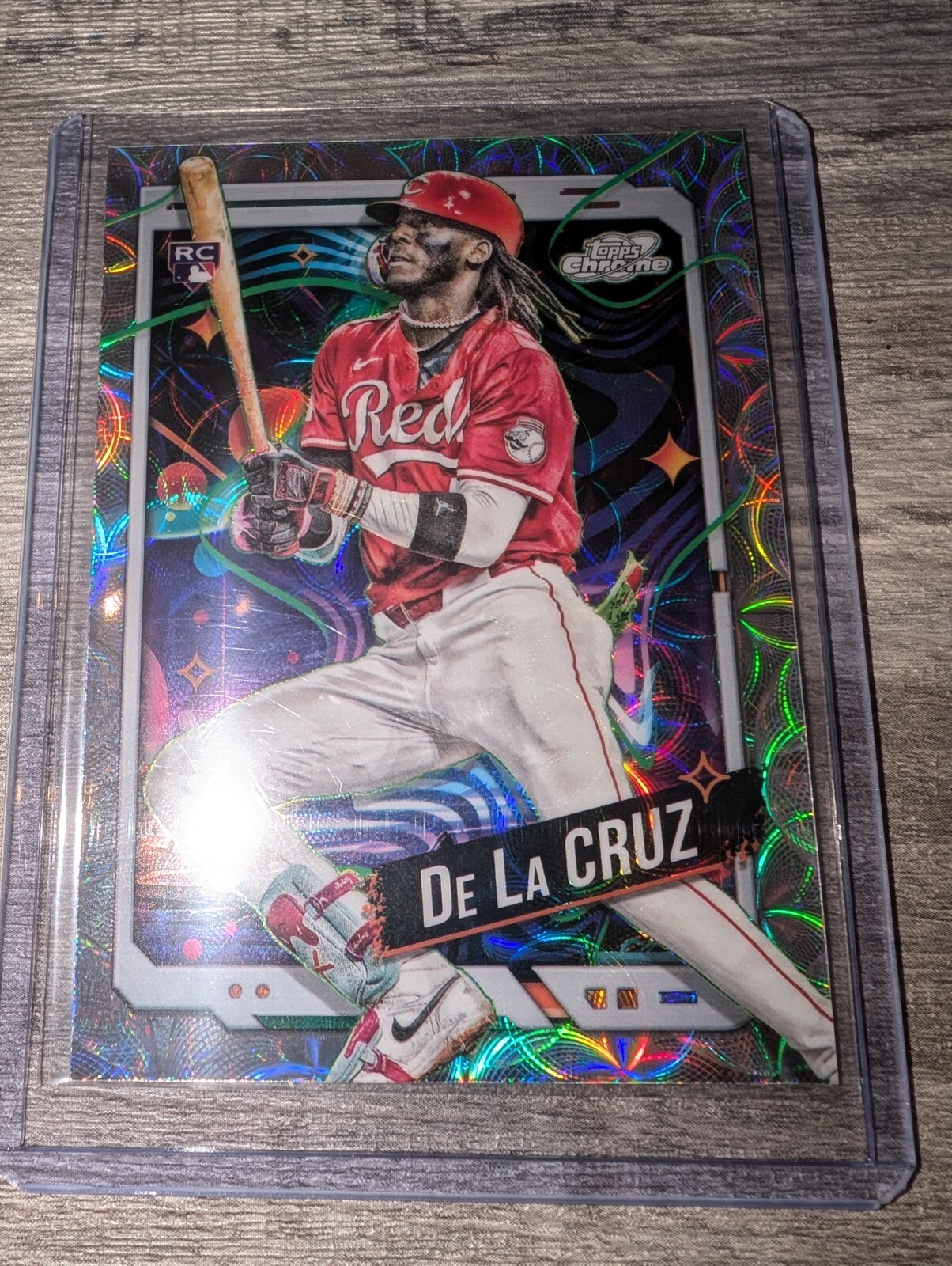 2024 Topps Cosmic Chrome Elly De La Cruz ﻿Nucleus Refractors #44 RC Reds