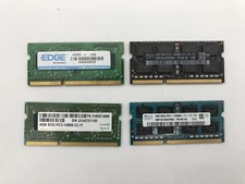 Various Brand 4GB DDR3 PC3-12800 SODIMM RAM Memory - 20pcs