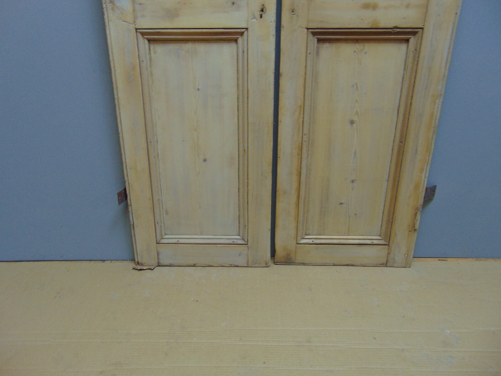Pair Pine Victorian Alcove Cupboard Doors ref 140D eBay