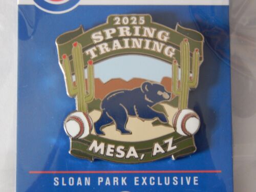 2025 CHICAGO CUBS MLB EXCLUSIVE OFFICIAL SPRING TRAINING CACTUS LEAGUE TEAM PIN - Picture 2 of 4