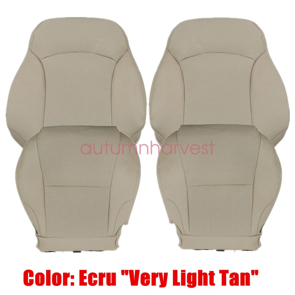 Cubiertas de asiento de cuero tostadas para Lexus IS250 IS350 2006 A 2013 2xtop e inferior Foto 2 de 4