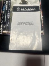 Nintendo Gamecube Precautions Booklet Insert Only C/PM-DOL-USA-2