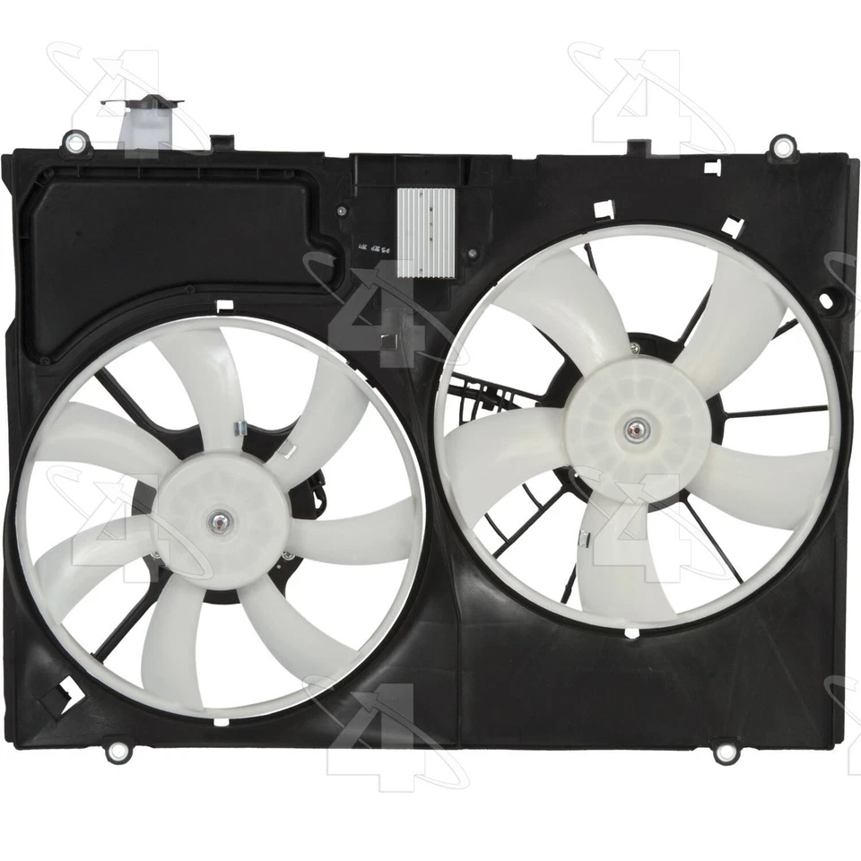 For 2007-2010 Toyota Sienna Dual Radiator and Condenser Fan Assembly 4 Seasons - Image 3 of 3
