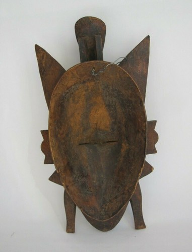Máscara decorativa de madera africana arte africano - Imagen 3 de 3