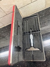 Starrett No. 440 DEPTH MICROMETER Kit in Case