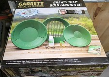 Garrett Gold Panning Kit Complete with Gravity Trap Pan Garrett Gold Panning Kit