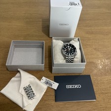 Seiko 5 Sports 42.5mm Black Dial Stainless Steel Watch SSK001