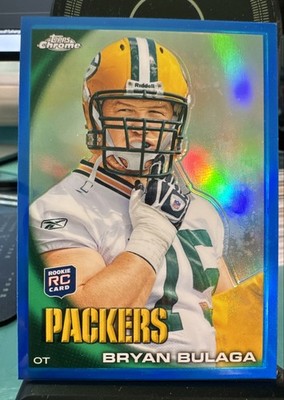 2010 Topps Chrome - Bryan Bulaga #C129 Blue Refractor /199 (RC) NFL Packers