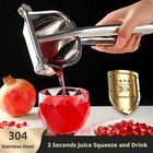 Stainless Steel Manual Juicer Hand Lemon Juice Squeezer Fruit Press X2X0