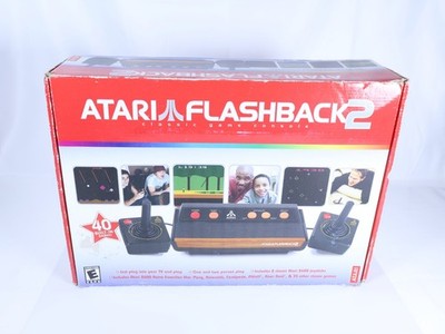 Atari Flashback 2 Classic Game Console 40 Games 2 Joysticks CIB Tested Working