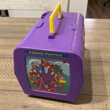 Vintage 1995 Pound Puppies Amusement Park Playset With 3 Dog/Cat Figures