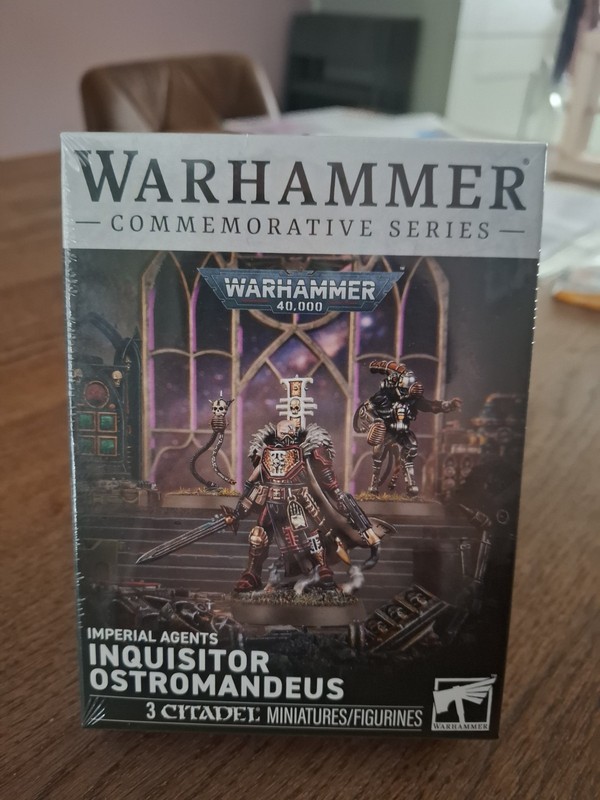 Warhammer 40k Inquisitor Ostromandeus Exclusive Model WH+ Year 4