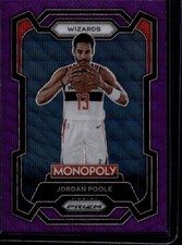 2023-24 Panini Prizm Monopoly #88 Jordan Poole Purple