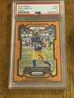 2023 Panini Prizm Puka Nacua Orange Disco Rookie Card, graded PSA MINT 9