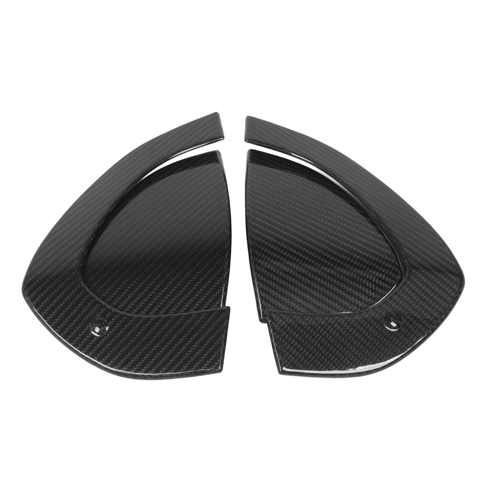 4PCS Exterior Door Handle Cover Carbon Fiber Outer External Door Handle Trim