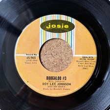 Roy Lee Johnson Northern Soul Vinyl 7" Boogaloo Soul Jazz