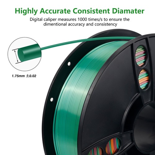 3D Printer PLA PETG Filament 10KG 1.75mm Bundle Spool Silk Matte High Speed US - Picture 4 of 13