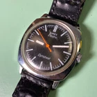 Timex Dynabeat Electric Men's Watch WORKS! New Battery 70s Black Dial 34mm VTG