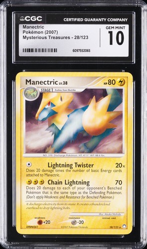 Manectric graded CGC 10 for sale on eBay