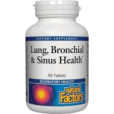 Natural Factors Lung, Bronchial & Sinus Health 90 tablets
