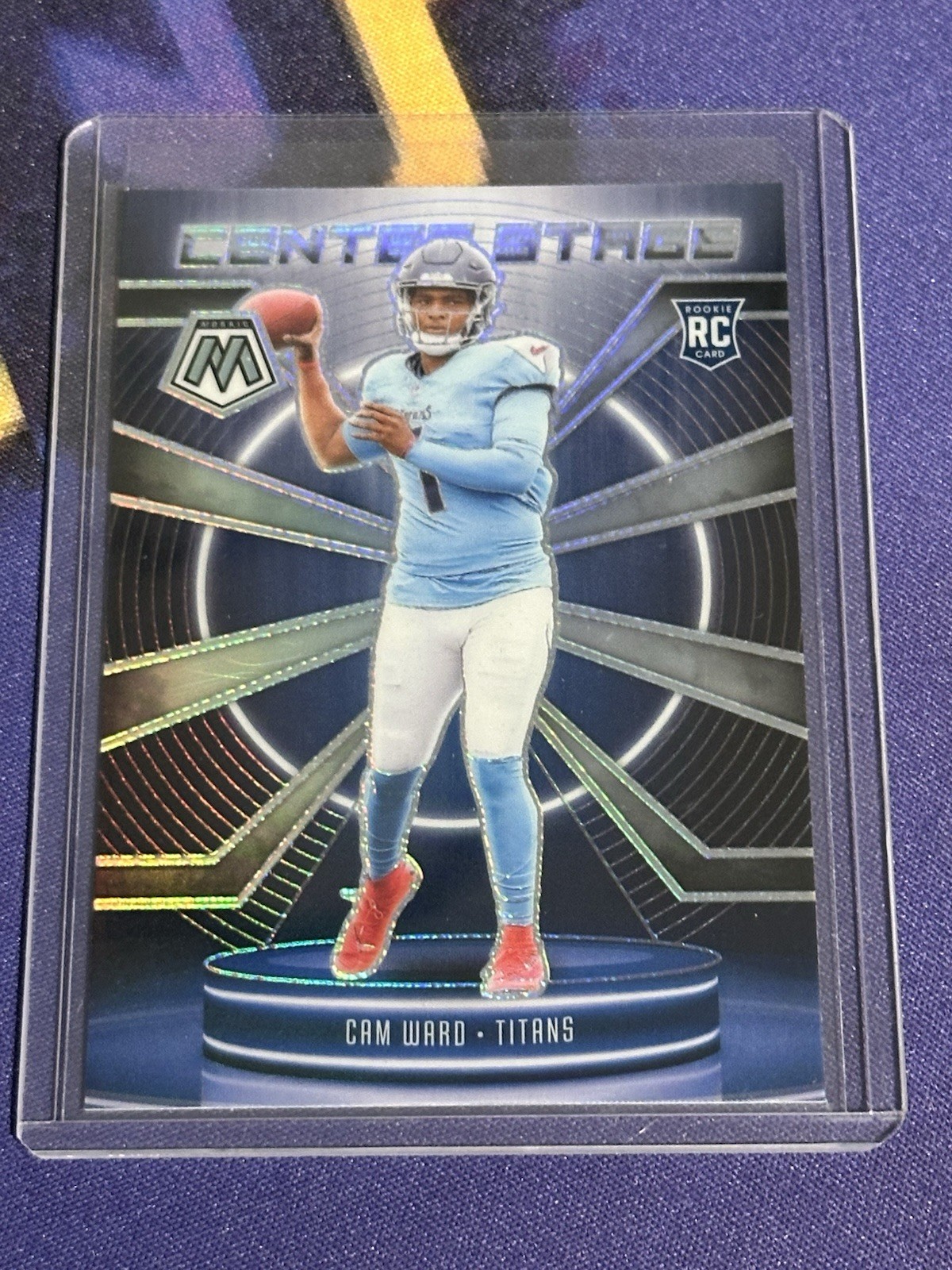 2025 Panini Mosaic - Center Stage Mosaic Cam Ward #17 Silver Prizm (RC)