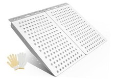 33'' L &times; 48'' W Shed Ramps for Lawn Mower, 1500lbs Heavy Duty Aluminum