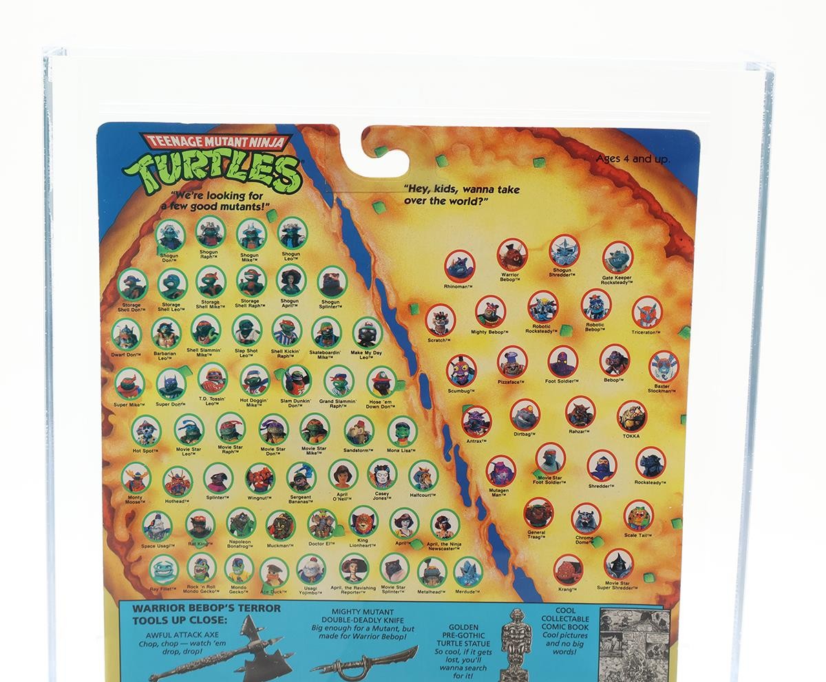 Warrior Bebop AFA GRADED 80+ 85/80/85 TMNT Warriors of the