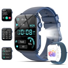 1.91" Touchscreen Smart Watch Heart Rate Blood Oxygen IP68 Swimming Fitness