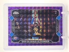SHAI GILGEOUS-ALEXANDER 2025-26 TOPPS CHROME MOMENT IN TIME PURPLE GEO /75 Q2620