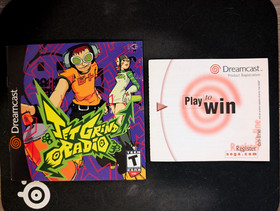Jet Grind Radio (Sega Dreamcast, 2000) Complete CIB - Reg Card - Tested