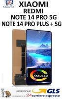 Xiaomi Redmi Note 14 Pro Plus + 5G Amoled Touchscreen Display Original Gls