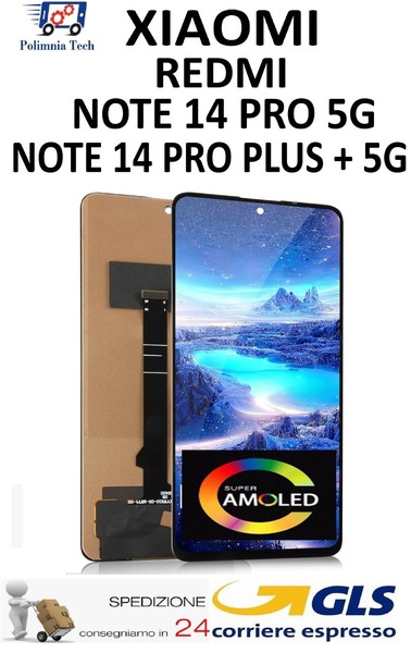 Xiaomi Redmi Note 14 Pro Plus + 5G Amoled Touchscreen Display Original Gls-image