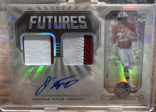 JONATHAN TAYLOR 2020 Panini Legacy - Futures Dual Patch Autographs Silver /149