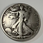 1940-S Liberty Walking Silver Half Dollar.