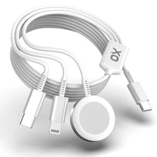 Ox Power [6 Feet] USB C Multi Charging Cable Ultra-Fast 89.5W 3 in 1 Charger NEW