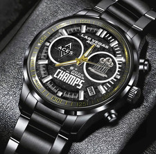 Las Vegas Ace Black Stainless Steel Watch