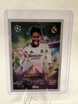 ENDRICK RCカード レアル・マドリード　5シリ Topps Match Attax 25/26 - Endrick LE 10 - Star Boy - Real Madrid