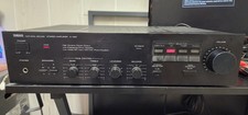 Yamaha A-420 Natural Sound Stereo Amplifier Black Working Confirmed