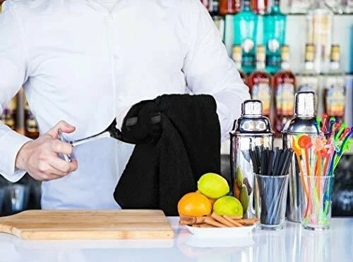 15 Kitchen Bar Mop Towels Cleaning Towels 30x30cm Microfiber Towels - Picture 1 of 78