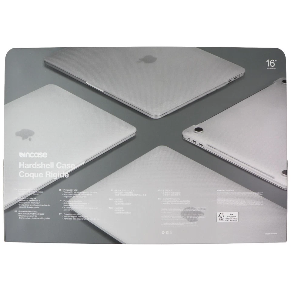 Funda rígida Incase para Apple MacBook Pro (16 pulgadas) 2020/2019 - Transparente Foto 2 de 2
