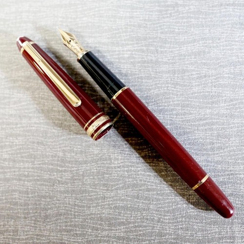 Montblanc Fountain Pen 144 Meister Bordeaux Burgundy - Picture 4 of 16