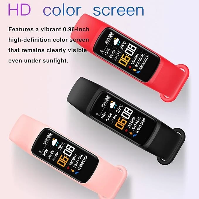 Smart Fitness Tracker Watch w/Heart Rate,Sleep, Step&Calorie Counter,Android iOS - Image 3 of 4