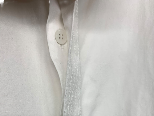 A/X Armani Exchange Men's size XL White Tuxedo Shirt Hidden Button Long Sleeve - Picture 7 of 10