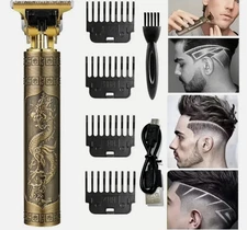 Professional Trimmer Hair Clippers Cutting Beard Cordless Barber Shaving Machine