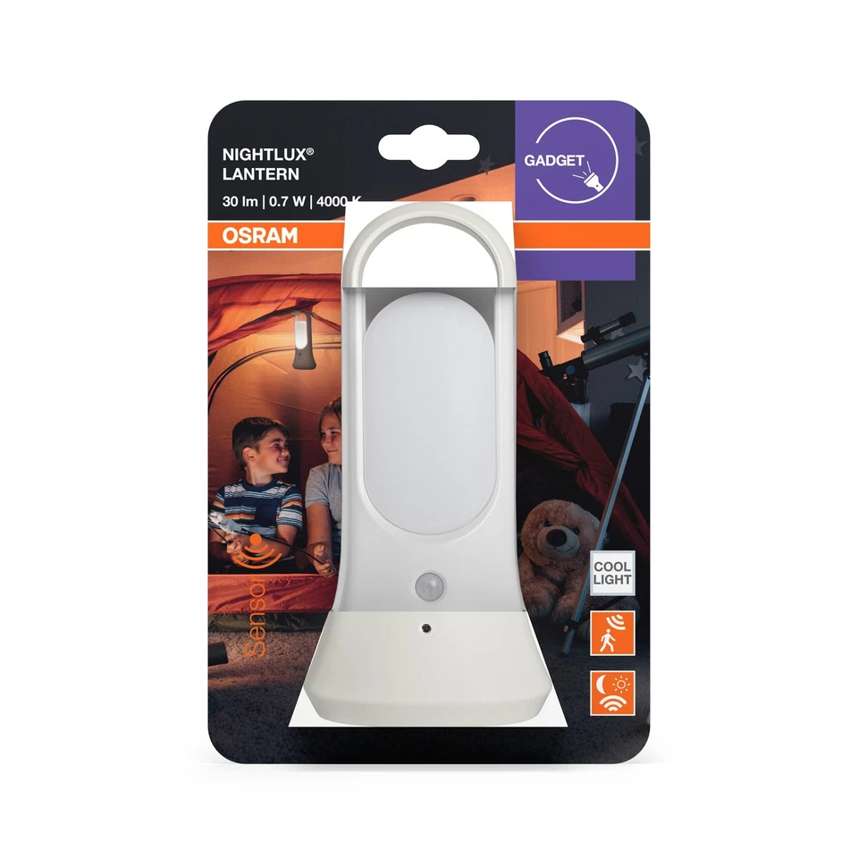 OSRAM mobiles LED Nachtlicht mit Bewegungs- und Tageslichtsensor, neutralweiß - Bild 2 von 4