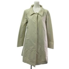 Prada Single Breasted Spring Coat Long Ivory 42 Women